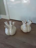 Leuke Witte Tulpenvaas 21cm/16cm, Ophalen of Verzenden, Nieuw, Binnen