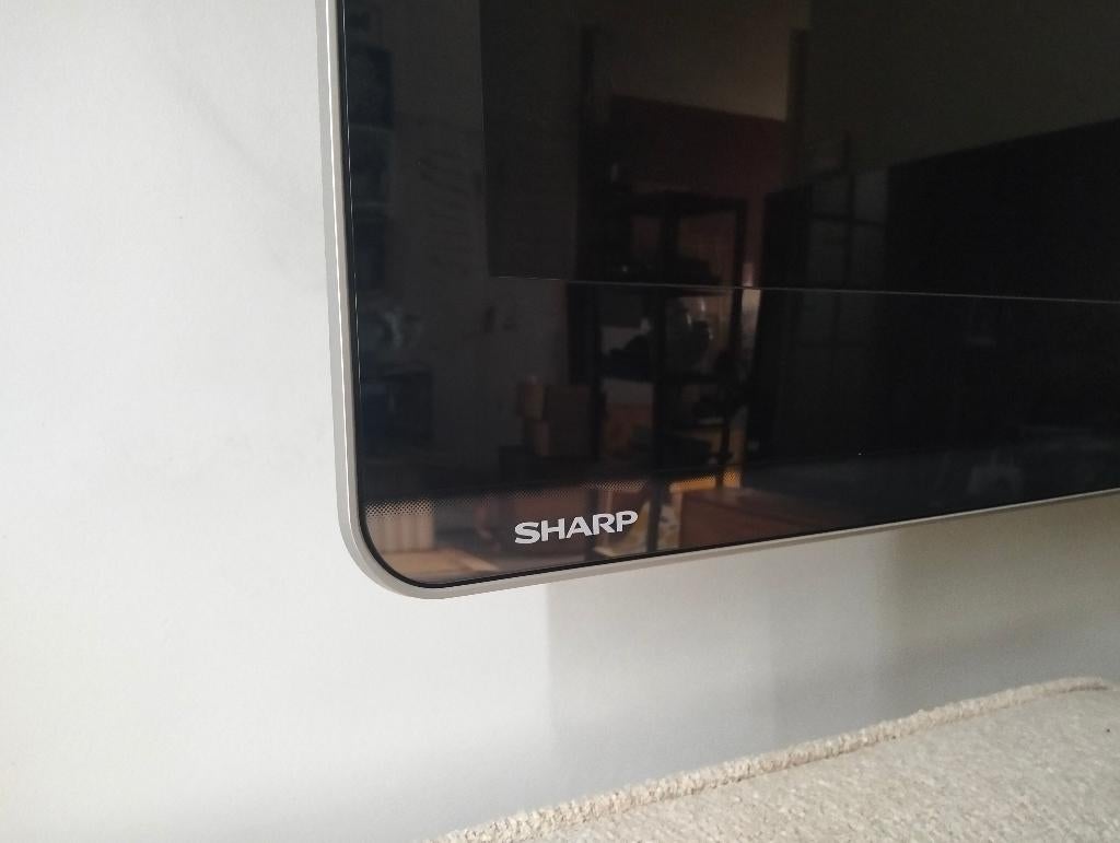 Full hd lcd tv sharp 46 inch, Ophalen, LCD, Zo goed als nieuw, 100 Hz