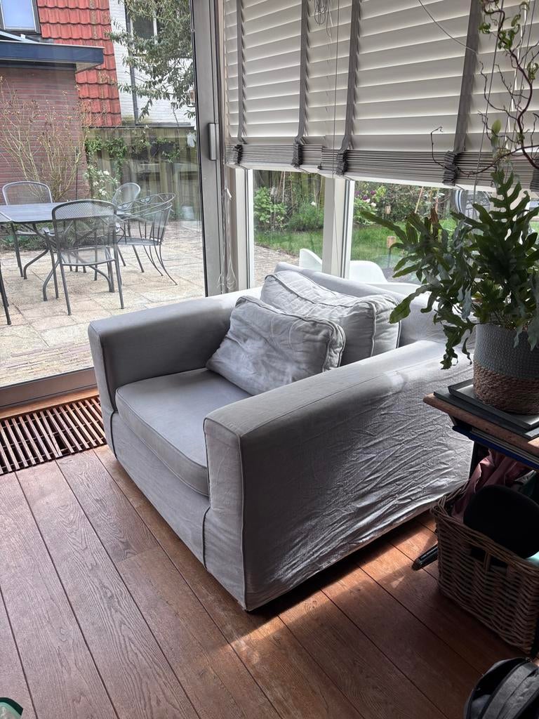 Fauteuil love seat, Huis en Inrichting, Fauteuils, Ophalen, Gebruikt, 75 tot 100 cm, 100 tot 125 cm