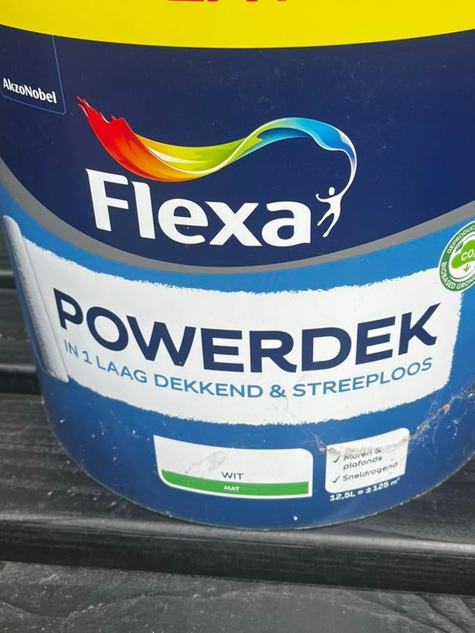 Flexa muurverf wit, Ophalen, Wit, 10 tot 15 liter, Verf