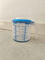 Tupperware mengkom Maatbeker Mixbeker 1.25 Liter - Nieuw, Ophalen of Verzenden, Nieuw, Blauw, Overige typen