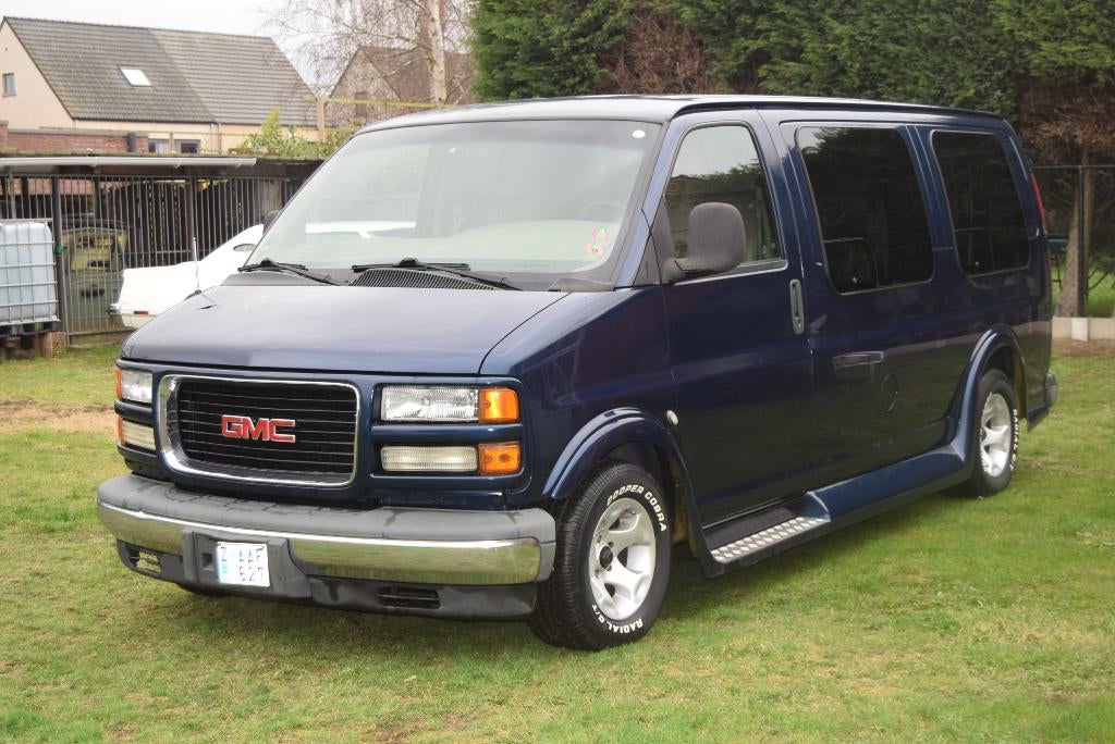 GMC Savana 5.7L V8 350CID CAMPER, Auto's, Automaat, Achterwielaandrijving, Overige carrosserieën, Blauw