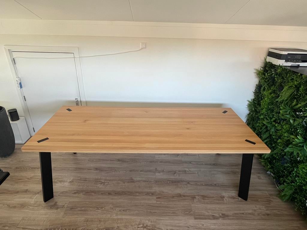 Eettafel Milica Loods5, Huis en Inrichting, Tafels | Eettafels, Ophalen, Gebruikt, 100 tot 150 cm, Eikenhout