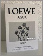 Loewe Agua Drop niche parfum sample proefje tester monster, Verzenden, Nieuw