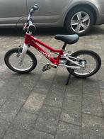 Woom 2 kinderfiets - Rood, lichtgewicht en zo goed als nieuw, Ophalen, Zo goed als nieuw, 16 tot 20 inch