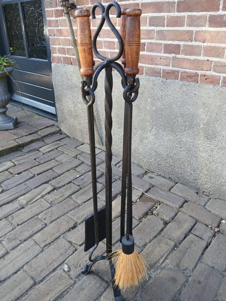 haardset, Ophalen of Verzenden, Gebruikt, Vrijstaande haard