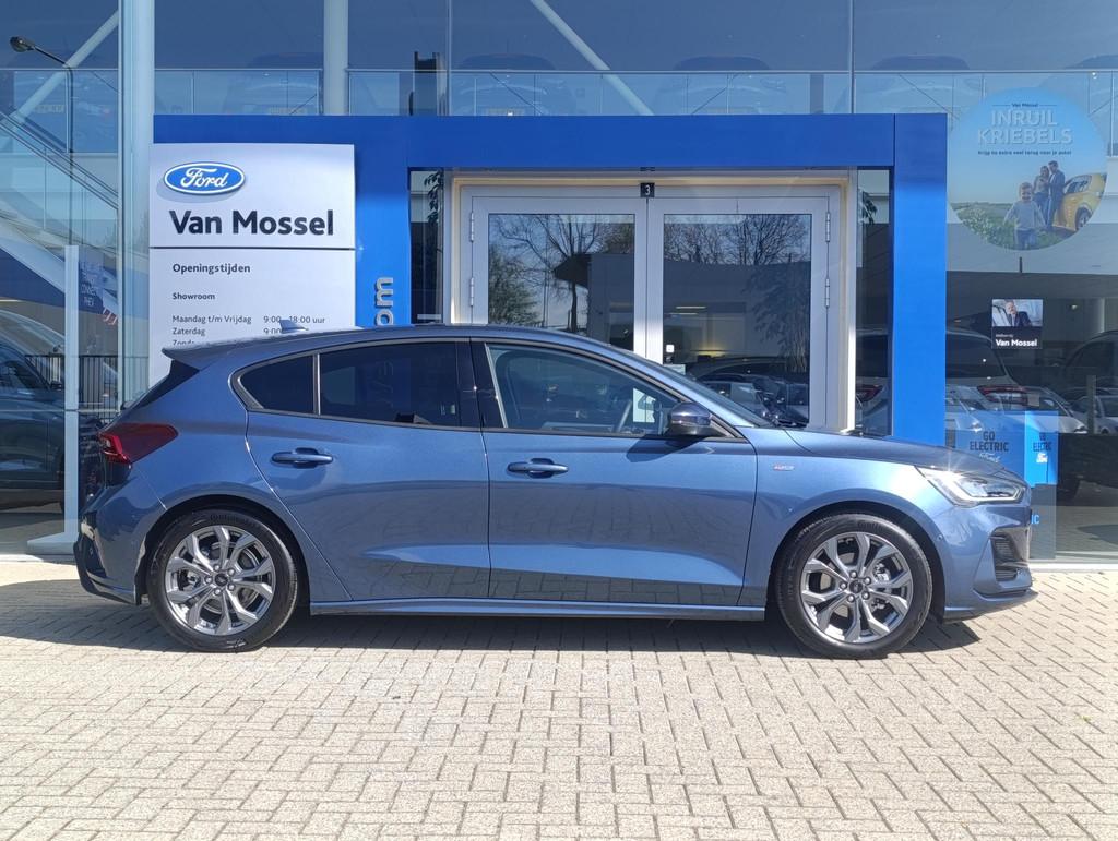 Ford Focus 1.0 EcoBoost Hybrid ST Line | Adaptieve Cruise |, 12 maanden, Gebruikt, Euro 6, Blauw