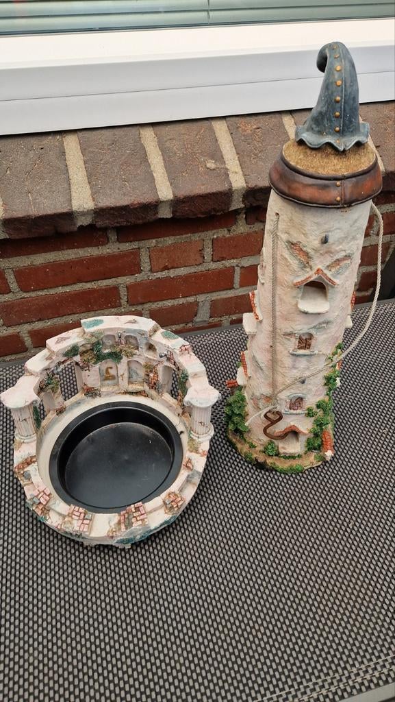 Efteling Laaf voederhuisje en vogel drinkbak, Verzamelen, Efteling, Gebruikt, Gebruiksvoorwerp, Ophalen of Verzenden