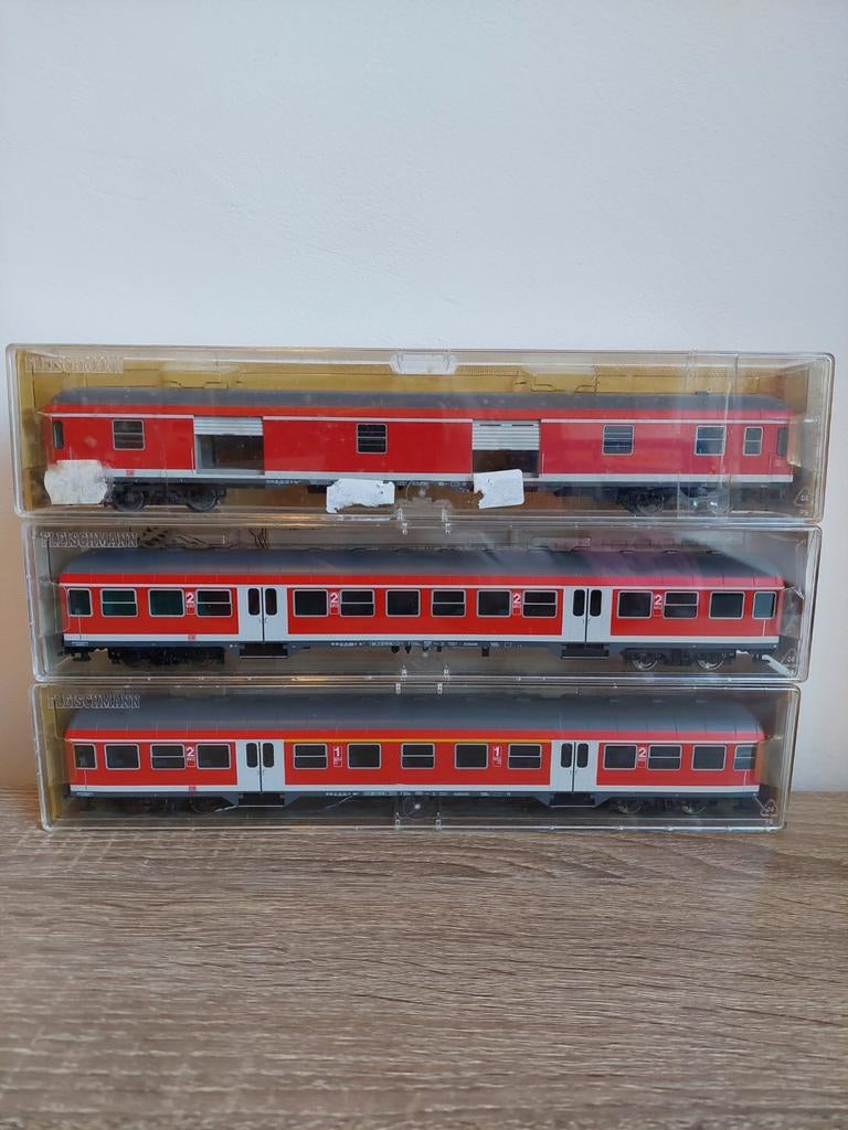 Fleischmann H0 5647K 5648K 5650K DB rijtuigen, Gelijkstroom, Fleischmann, Wagon, Ophalen of Verzenden