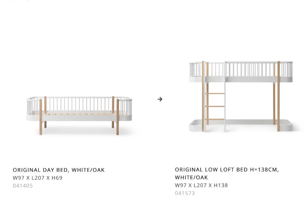 GEZOCHT! Oliver furniture conversion kit, 85 tot 100 cm, Gebruikt, Ophalen of Verzenden, Hoogslaper of Stapelbed