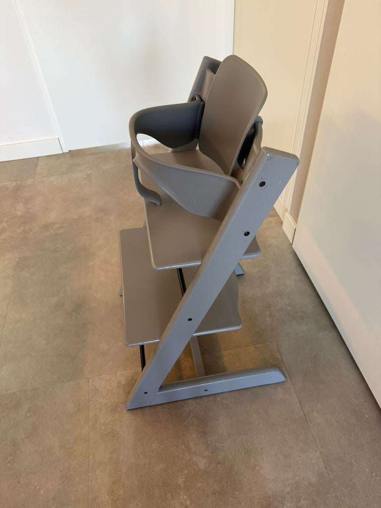 Stokke trip trap kinderstoel, Kinderen en Baby's, Ophalen, Gebruikt, Meegroeistoel, Afneembaar eetblad