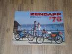 Zundapp Folder D 1978  Duits 16 pagina's N.o.s., Verzenden, Nieuw