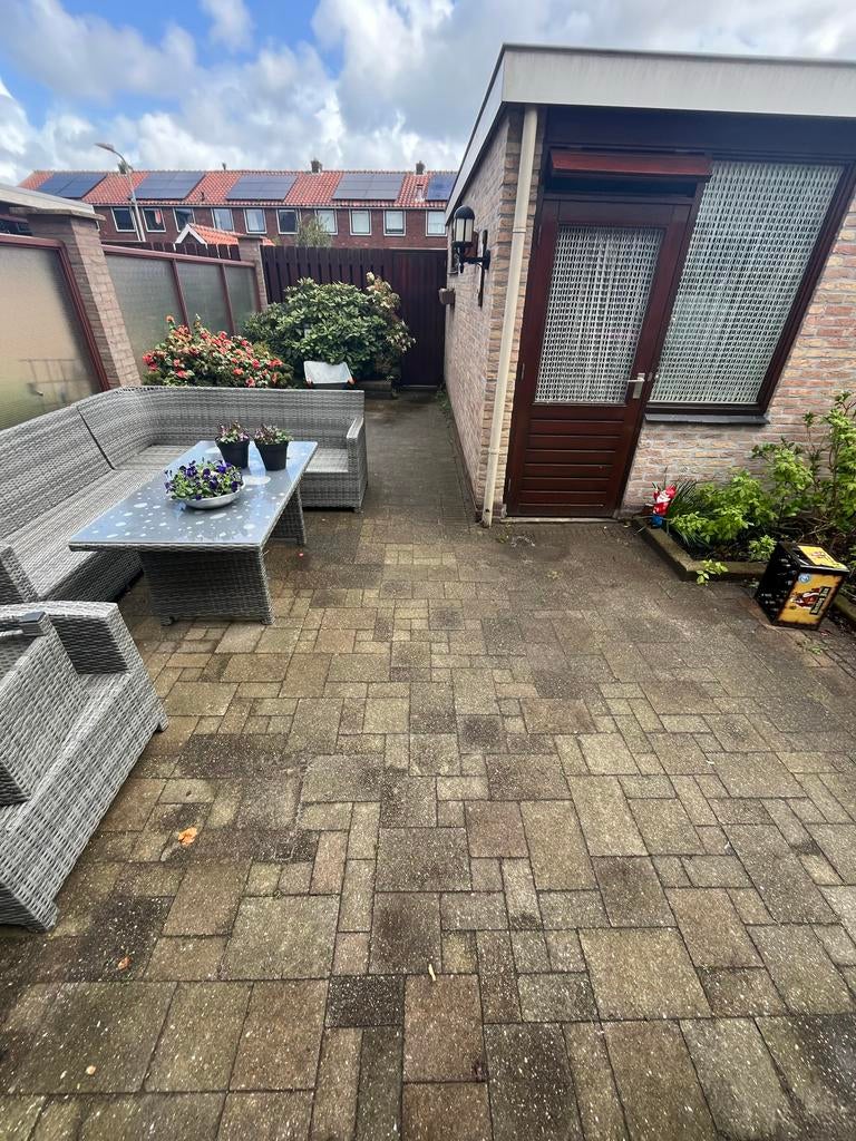 GRATIS: +- 30m2 Tuintegels/stenen, Tuin en Terras, Ophalen, Gebruikt, 10 m² of meer, Beton