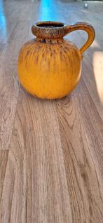 Oranje vaas Fat Lava Stijl, Ophalen, Oranje, Aardewerk of Porselein, Minder dan 50 cm