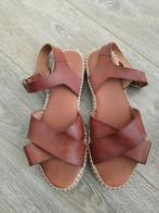 Bruine sandalen van Gioia maat 39, Kleding | Dames, Schoenen, Bruin, Zo goed als nieuw, Gioia, Sandalen of Muiltjes
