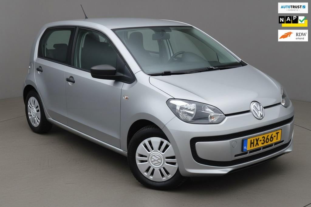 Volkswagen Up! Airco|2e eigenaar|Dealer onderhouden., Voorwielaandrijving, Stof, Gebruikt, 840 kg