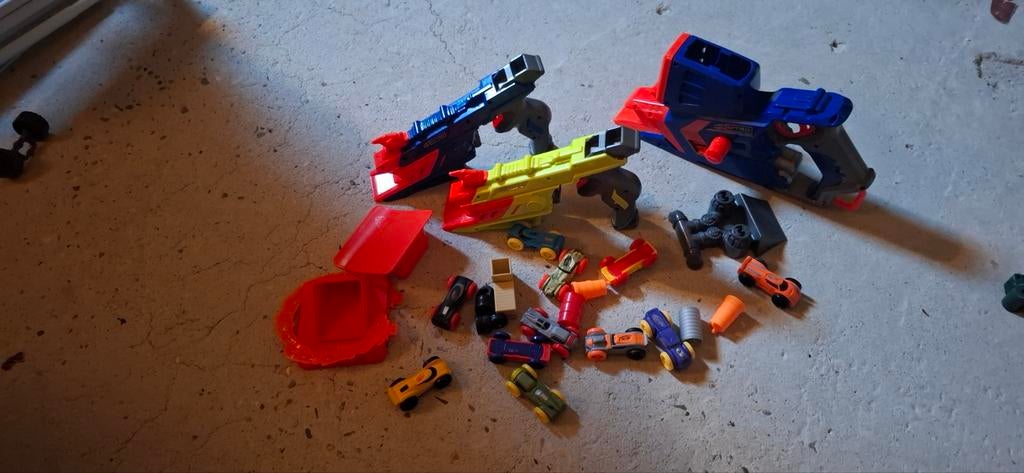 Nerf auto's, Ophalen