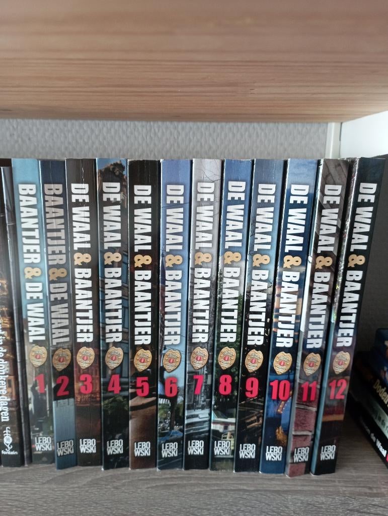 Serie De Waal en Baantjer 1 tm 12, Boeken, Ophalen of Verzenden, Zo goed als nieuw