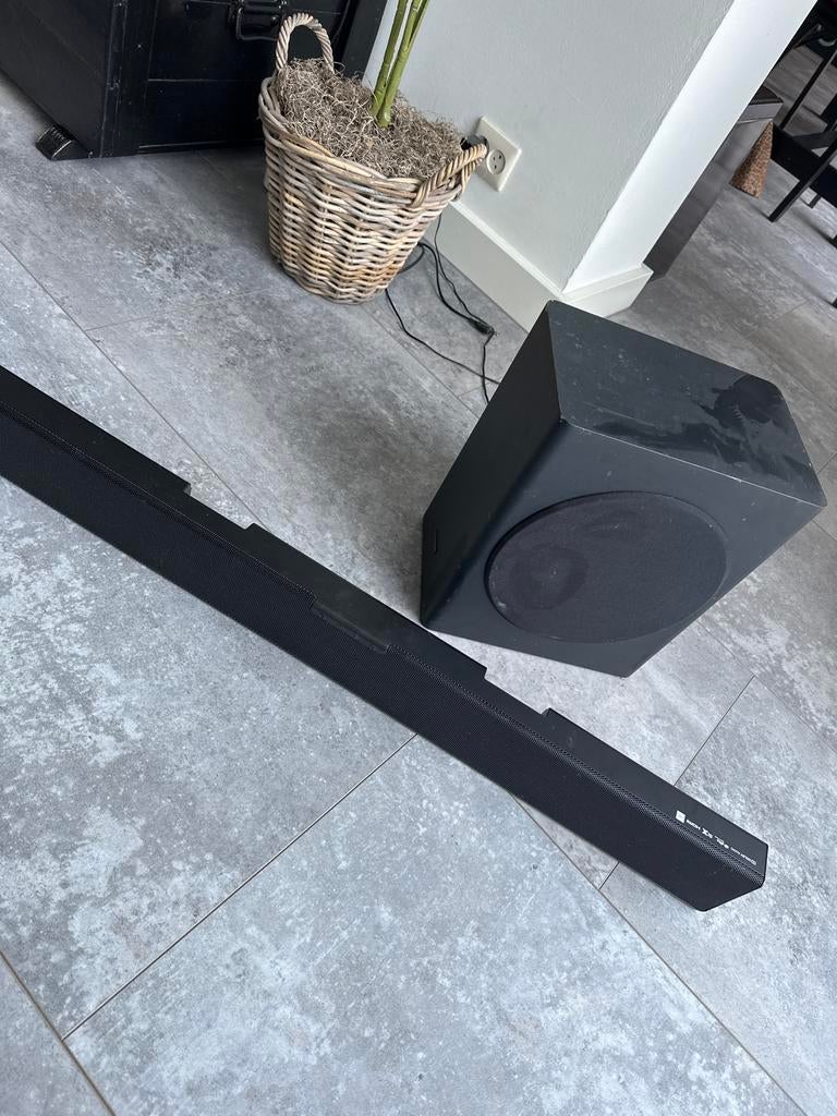 Samsung Soundbar + Subwoofer, Audio, Tv en Foto, Soundbars, Ophalen, Bluetooth, Gebruikt