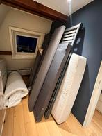 Blauw Bed 140x200 met IKEA Sultan Matras & Topper, Huis en Inrichting, Slaapkamer | Bedden, Ophalen, Gebruikt, Blauw, Tweepersoons