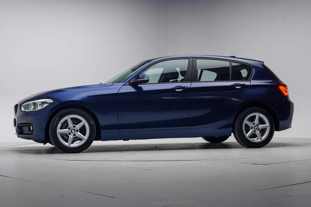 BMW 1-serie 116i Centennial Executive 5-drs [ LED Navi Clima, 1-Serie, Blauw, Origineel Nederlands, Handgeschakeld