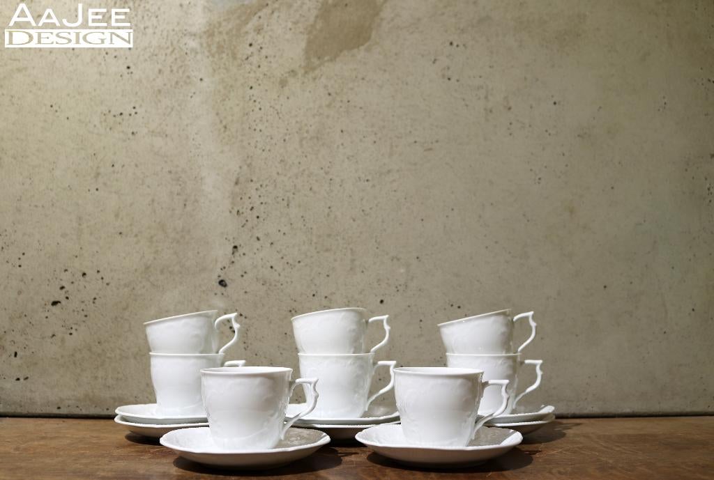 Rosenthal – Sanssouci – Kop & Schotel los – Wit – Porselein, Huis en Inrichting, Keuken | Servies, Ophalen of Verzenden, Zo goed als nieuw