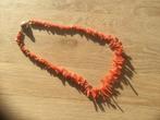 Mooi bloedkoralen collier, Ophalen of Verzenden, Overige materialen, Ketting