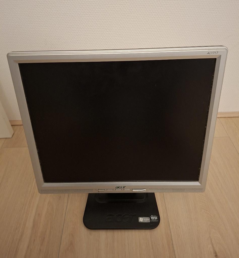 Acer monitor 17 inch (met audio, VGA), Computers en Software, Monitoren, Ophalen, Gebruikt, Overige typen, VGA