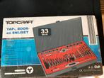 Topcraft Tap-, Boor- en Snijset 33-delig, Ophalen of Verzenden, Nieuw