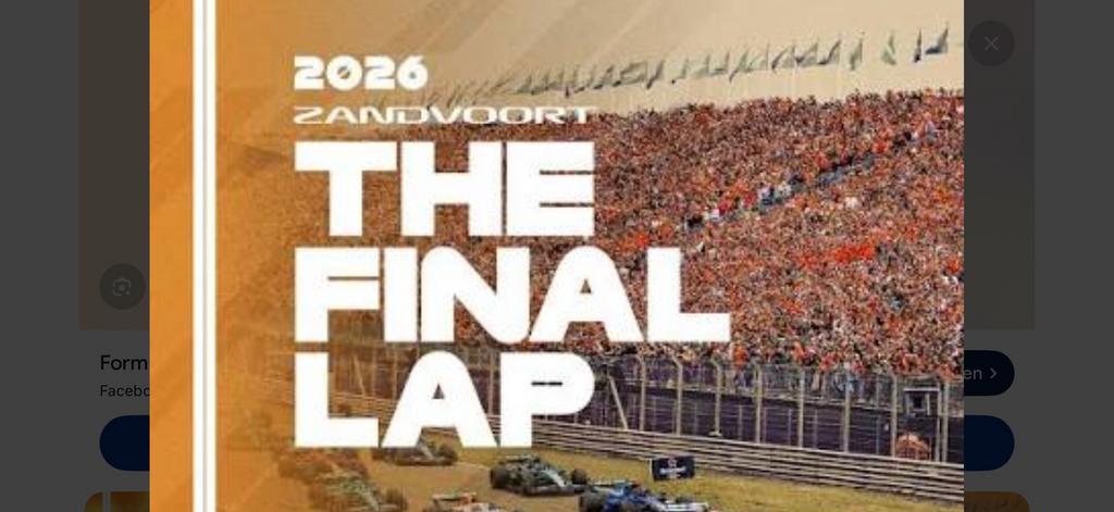 GP zandvoort 2 kaarten gevraagd (zondag), Twee personen, Augustus