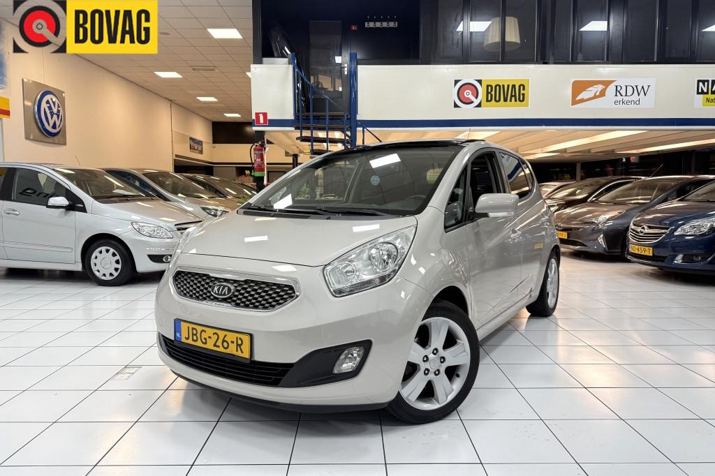 Kia Venga 1.4 CVVT Super Pack Bovag Garantie Panoramadak, Auto's, Kia, Euro 5, Stof, Gebruikt, 4 cilinders