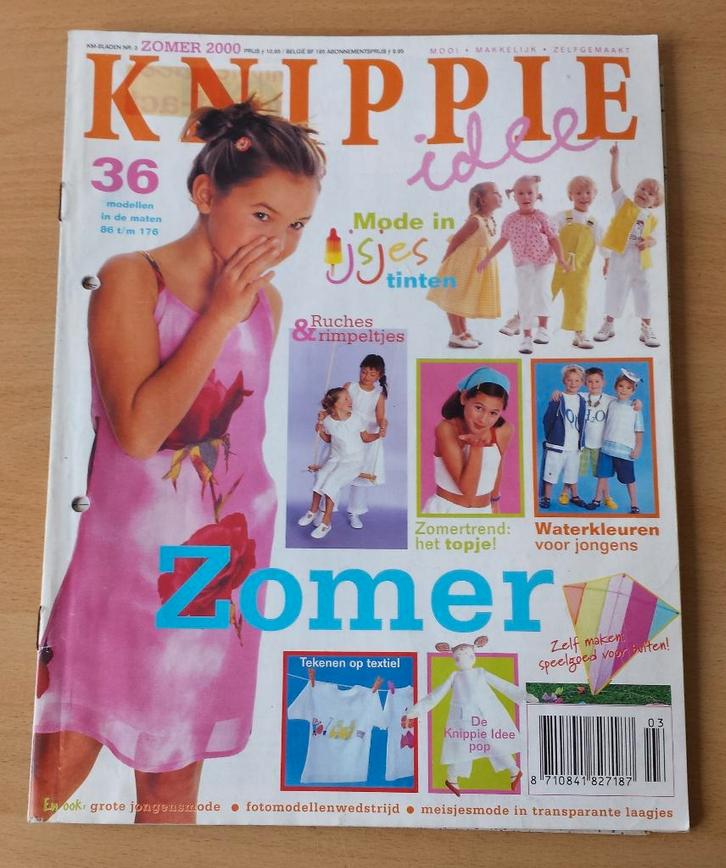 Knippie Idee - Zomer 2000, Hobby en Vrije tijd, Kledingpatronen, Gebruikt, Overige typen, Kind, Knippie, Ophalen of Verzenden