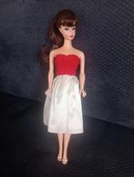 Ponytail brunette repro barbie in Silken Flame jurk, Ophalen of Verzenden, Zo goed als nieuw, Fashion Doll