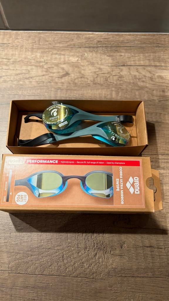 Arena Cobra Ultra Swipe Mirror Zwembril Nieuw in Doos, Sport en Fitness, Overige Sport en Fitness, Verzenden, Nieuw