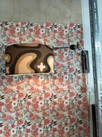 Vintage wandlamp met unieke stoffen kap - Jaren '70 stijl, Ophalen of Verzenden, Geen, Geen, Geen