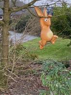 Grote Paashaas voor buiten, 120 cm hoog. Kan in boom hangen., Ophalen, Gebruikt, Kunststof, Dierenbeeld