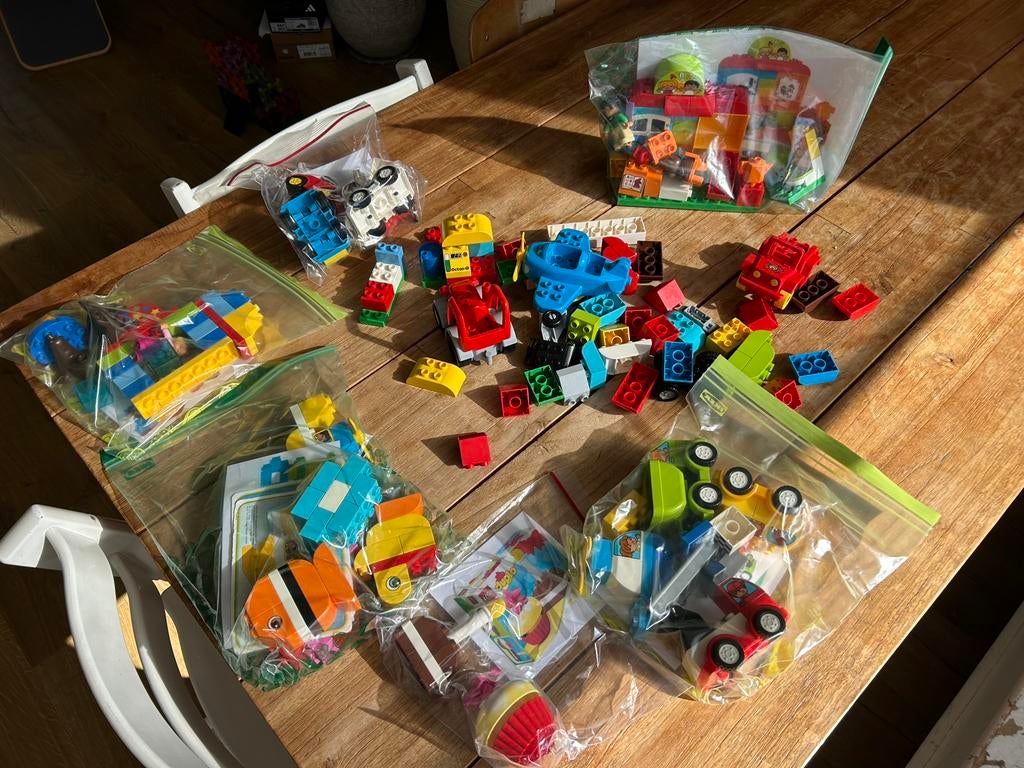 Duplo grote set! Diverse sets en losse items, Kinderen en Baby's, Speelgoed | Bouwstenen, Ophalen, Zo goed als nieuw