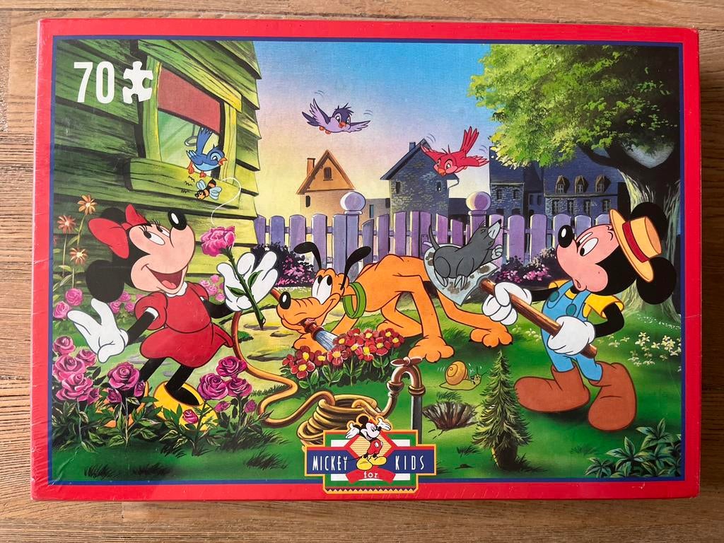 King Mickey Mouse puzzel 70 stukjes nieuw, Ophalen of Verzenden, Meer dan 50 stukjes, Nieuw, 6 jaar of ouder