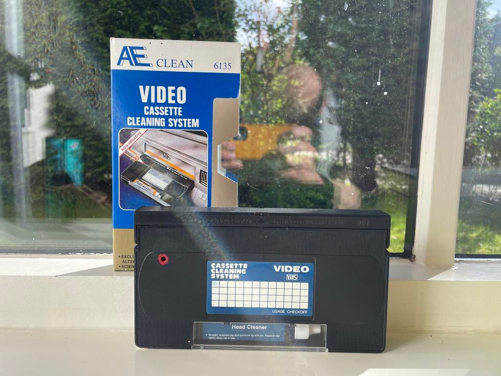 AE Clean 6135 VHS Videocassette Reinigingssysteem, Ophalen of Verzenden, Zo goed als nieuw, Overige typen