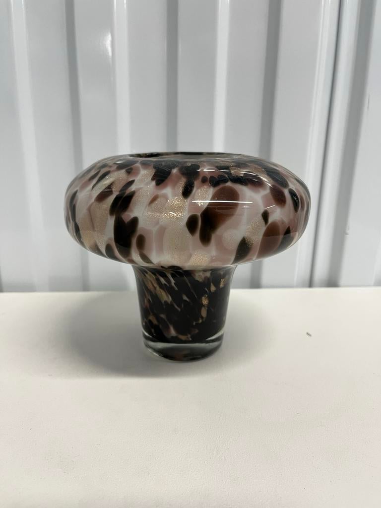 Bolia glazen vaas met gespikkeld patroon, Ophalen of Verzenden