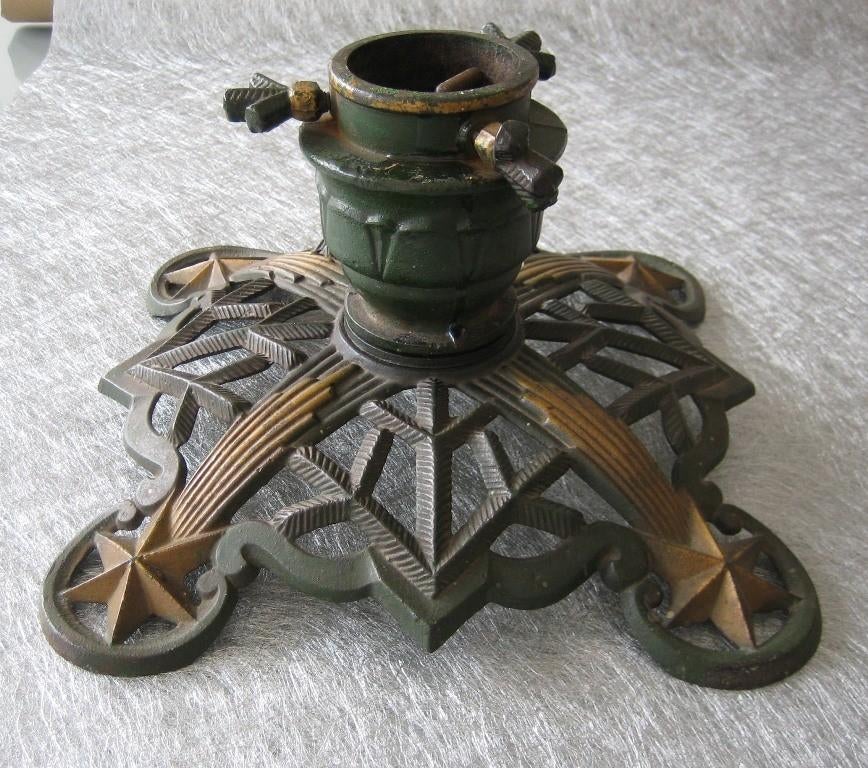 Jaren 1920 Duits Gietijzeren Art Deco kerstboomstandaard, Ophalen of Verzenden