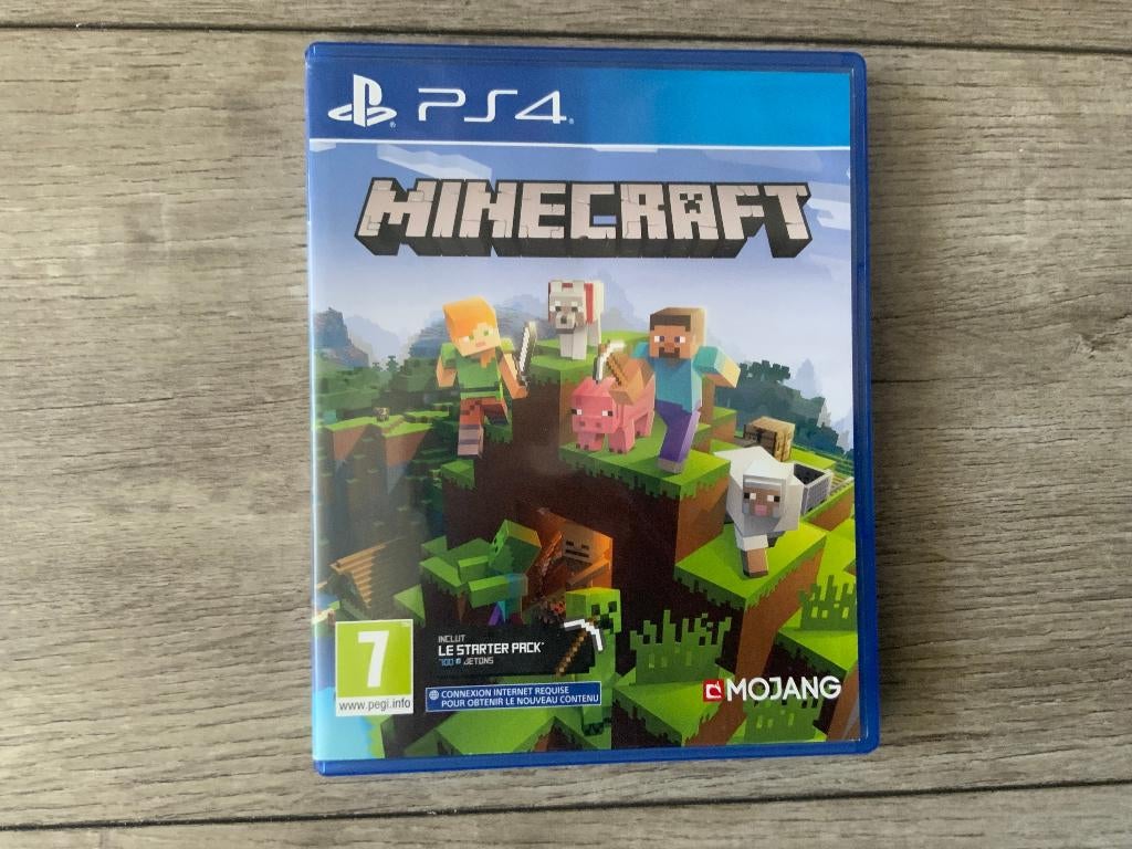 Playstation 4 - Minecraft voor de PS4 - Bedrock Edition, Avontuur en Actie, Ophalen of Verzenden, Zo goed als nieuw, 3 spelers of meer