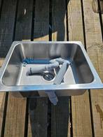 Ikea wasbak met aansluitstukken, Doe-het-zelf en Verbouw, Ophalen of Verzenden, Zo goed als nieuw, Rvs, Overige typen