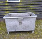 Rvs container / voerbak, Dieren en Toebehoren, Stalling en Weidegang