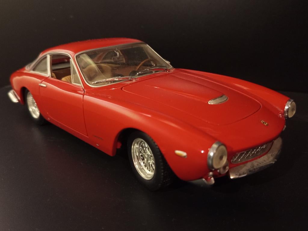Ferrari 250 GT Berlinetta Lusso – Hot Wheels Elite - 1:18, Ophalen of Verzenden, Zo goed als nieuw, Auto, Hot Wheels