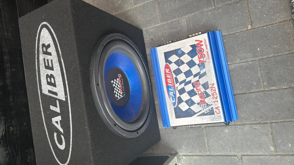 Caliber Sub en versterker, Auto diversen, Autospeakers, Ophalen, Gebruikt