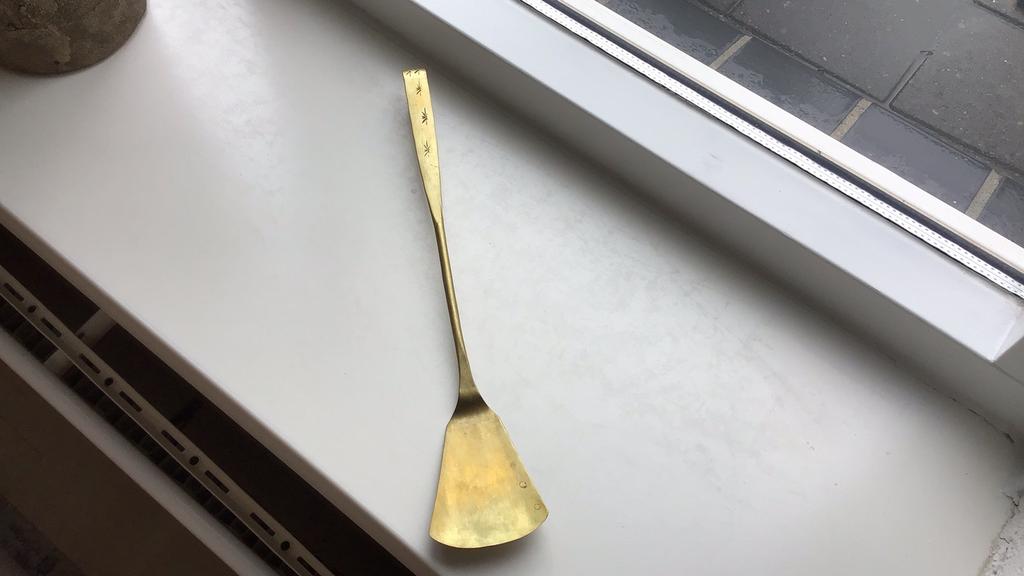 Messing spatel 30 cm, Ophalen of Verzenden