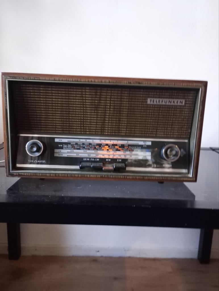 Telefunken radio vintage., Ophalen of Verzenden, Buis of Buizen