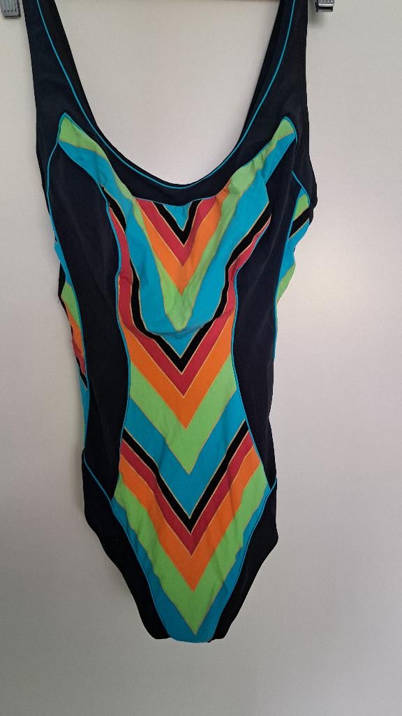 B 15 Nieuw gekleurd badpak borstondersteuning Sunflair 44 C, Zwart, Nieuw, Badpak, Ophalen of Verzenden