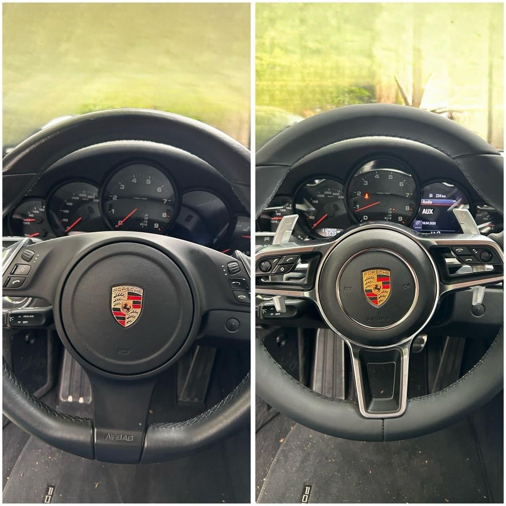 Porsche Stuur Upgrade, Ophalen